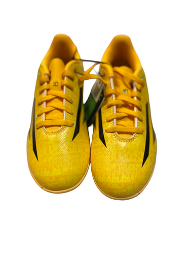 Used Adidas Soccer Indoor Shoes Yellow Junior 03 11706-s000378494