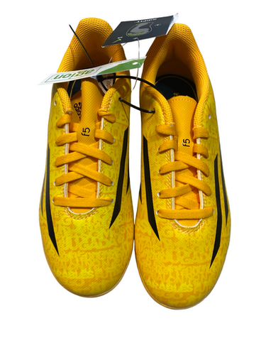 Used Adidas Soccer Indoor Shoes Yellow Junior 03 11706-s000378493