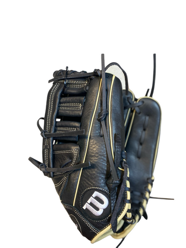 Used Wilson A700 Bb Sb Glove Rh Throw Black 12 1 2" 11706-s000378322