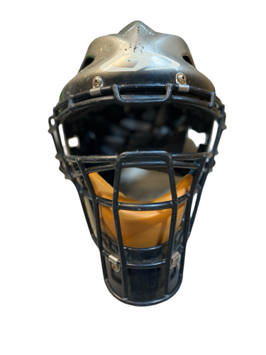Used Powerbilt Catchers Helmet Catchers Helmet W Mask Black Md 11706-s000378219