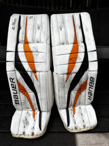 36" 2011 Bauer Reactor R5 Pro Goalie Leg Pads Pro Stock