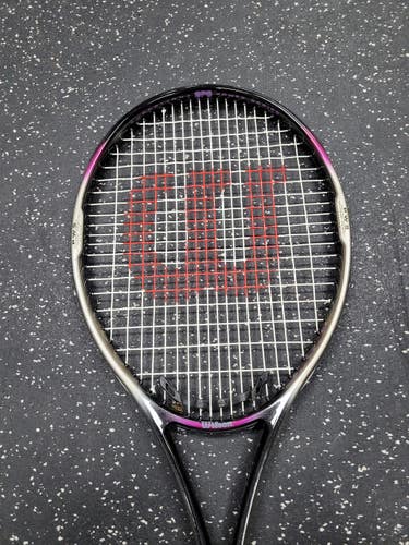 Used Wilson NEMESIS SPS Adult Tennis Racquet Silver 4 5/8" 11849-S000040371