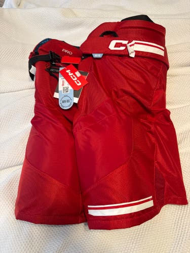 Senior Large CCM Jetspeed Pro Hockey Pants Red (New) with tags