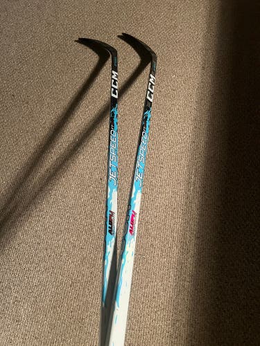 (2 Pack) Senior CCM JetSpeed FT9 Pro Right Handed Hockey Stick P28 75 Flex Pro Stock (New)