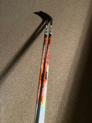 (2 Pack) Senior CCM JetSpeed FT9 Pro Right Handed Hockey Stick P29 75 Flex Pro Stock (New)