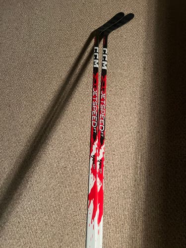 (2 Pack) Senior CCM JetSpeed FT9 Pro Right Handed Hockey Stick P29 75 Flex Pro Stock (New)