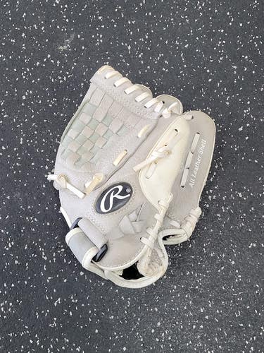 Used Rawlings HFP105GW BB/SB Glove RH Throw Grey 10 1/2" 11849-S000040380