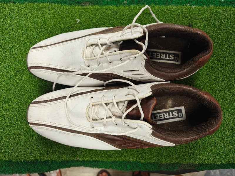 Footjoy FJ Street 56460 Men's Spike Golf Shoes Size 9 White