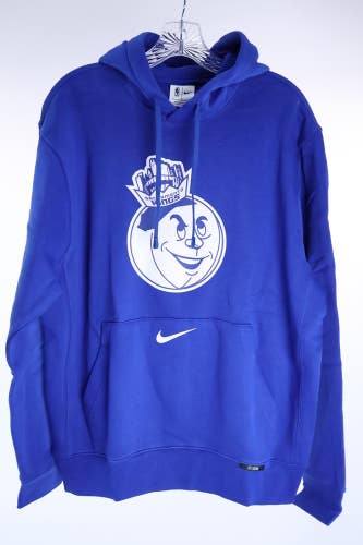Nike Sacramento Kings Hoodie Men's Size M Blue Pullover City Edition NBA NWT