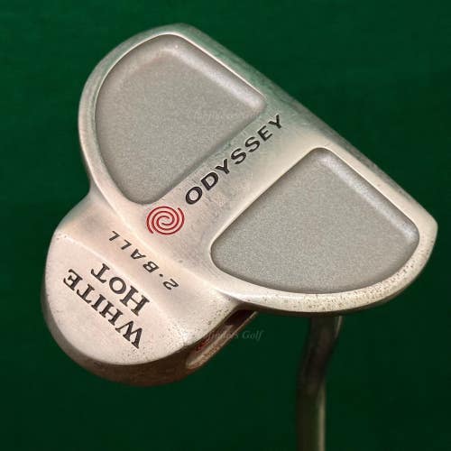 Odyssey White Hot 2-Ball 34.25" Double-Bend Mallet Putter Golf Club
