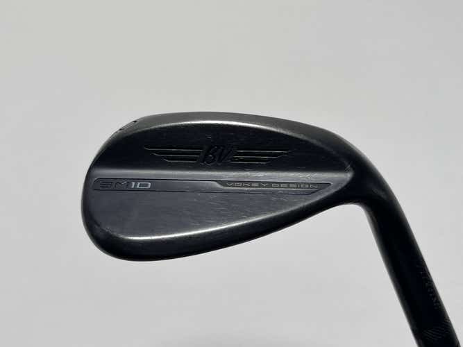 Titleist Vokey SM10 Jet Black Wedge 60* 12 Bounce D-Grind Wedge Steel Mens RH