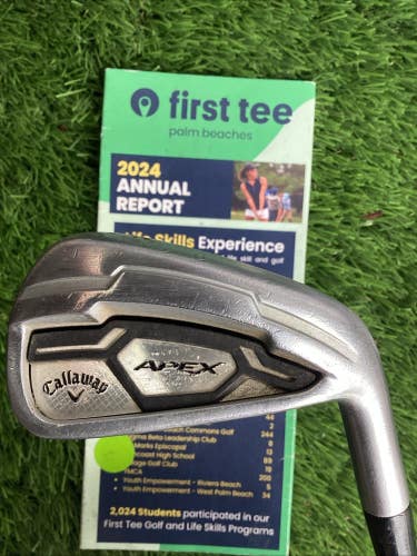 Callaway Apex CF16 Forged Single 6 Iron With SteelFiber i95 Regular Shaft +1