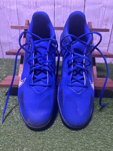 Blue Men's Size M 11.5 (W 12.5) Adult Nike Trout Force 8 Molded Cleats (Gently Used)