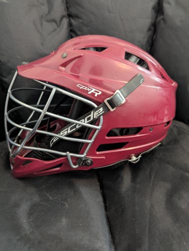 VGC Maroon Cascade CPXR Lacrosse Helmet