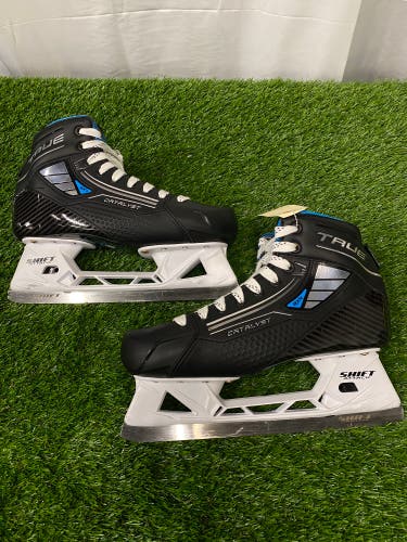 True Catalyst 5x4 Hockey Goalie Skates | Senior Size 8.5 (Wide)