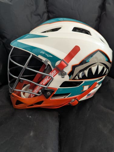 Like New Authentic LA Riptide Pro7 Game Worn MLL Helmet