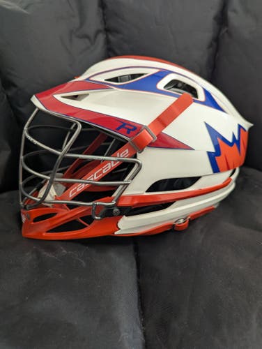 Like New Authentic Hamilton Nationals Game Worn Cascade R MLL Helmet