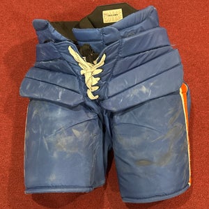 New York Islanders  Large Bauer  Goalie Pants Pro Stock Item#PSBBLG
