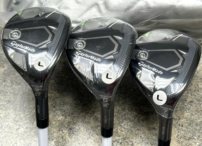 TaylorMade Qi35 MAX Lite Womens Hybrid Set 5H, 6H, 7H Ladies Flex w/ Covers NEW