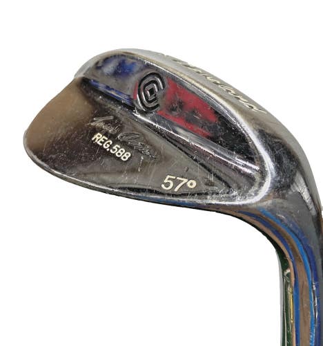 Cleveland Tour Action REG 588 Sand Wedge 57* RH Stiff Steel 35" Nice Stock Grip