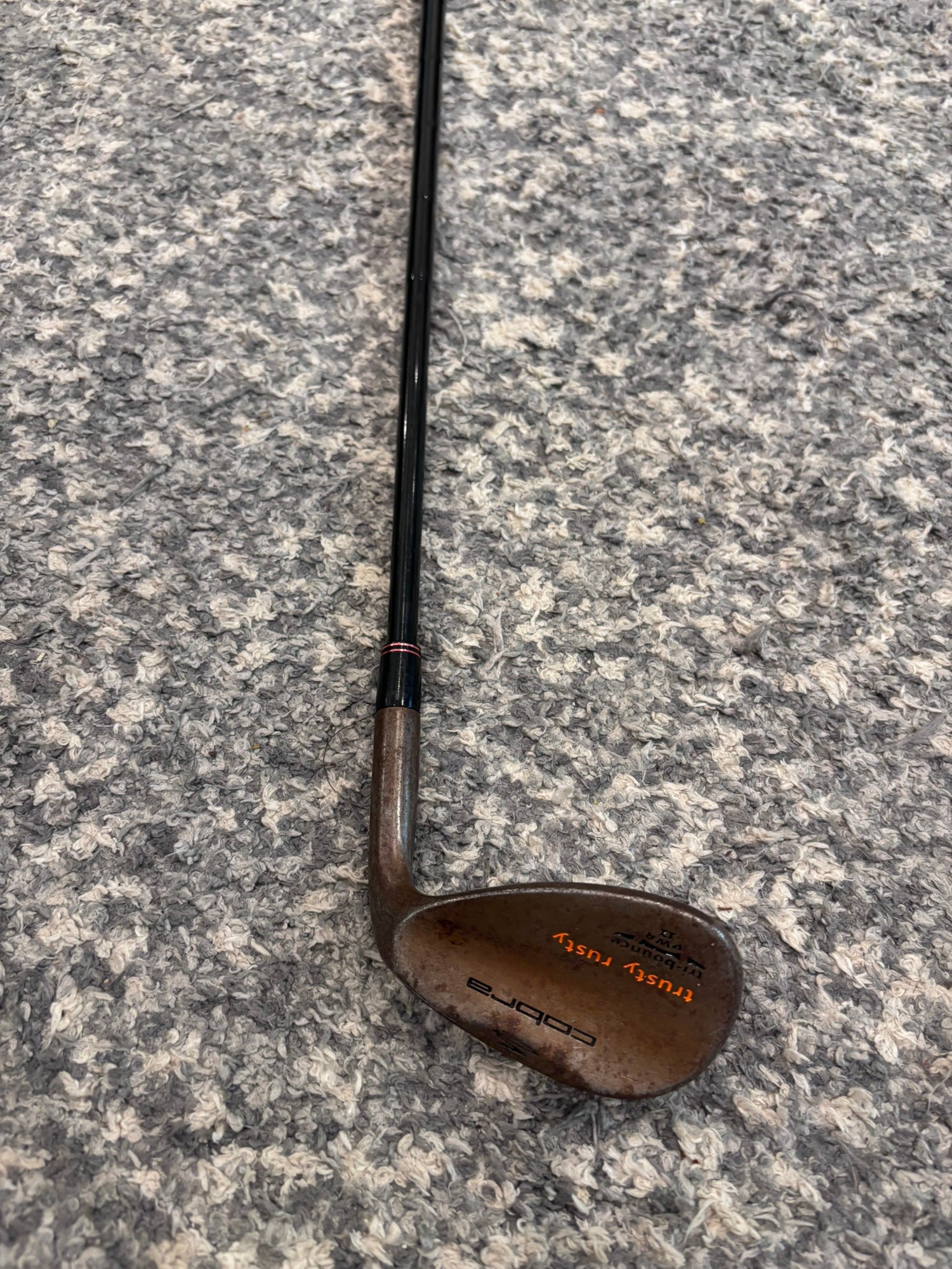 Cobra Trusty Rusty PWR tri-bounce 61* Lob Wedge (LW) Steel Hump