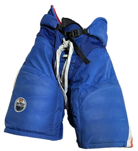 Oilers Senior Medium CCM HP45 Hockey Pants Pro Stock (Used) 7901