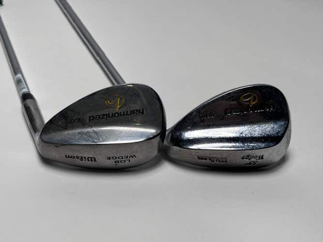 Wilson Harmonized Wedge Set 55* 60* Wedge Steel Mens RH