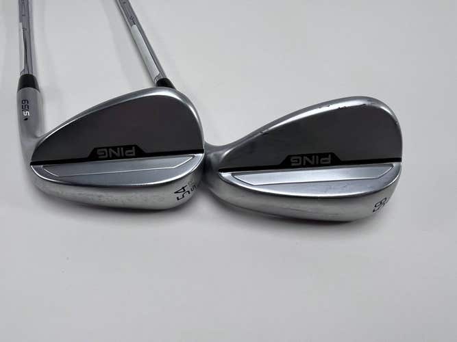 Ping s159 Chrome Wedge Set 54* 12 58* 10 Black Dot Z-Z115 Wedge Steel Mens RH
