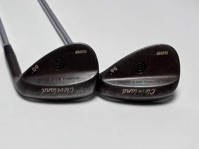 Cleveland 588 DSG RTG Wedge Set 56* 60* Wedge Steel Mens RH