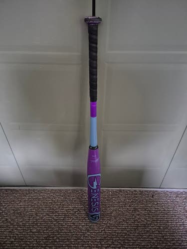 2024 Louisville Slugger Genesis Miami Nights 3 Slowpitch Softball Bat (-8) 26 oz 34" (Used)