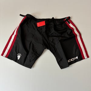 New CCM PP25GC Pro Stock Hockey Pant Shells - Black/Red/White