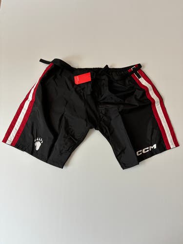 New CCM PP25GC Pro Stock Hockey Pant Shells - Black/Red/White