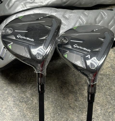 TaylorMade Qi35 MAX Lite Fairway Wood Set 3-Wood, 5-Wood Vanquish Senior Flex