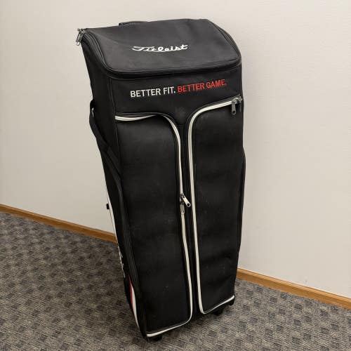 Titleist Rolling Dealer Vendor Club Shaft Fitting Golf Bag Demo Case Golf Clubs