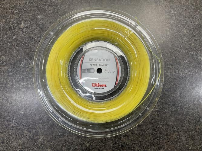 Wilson Sensation Comfort 16g 660ft/200m String Reel Yellow