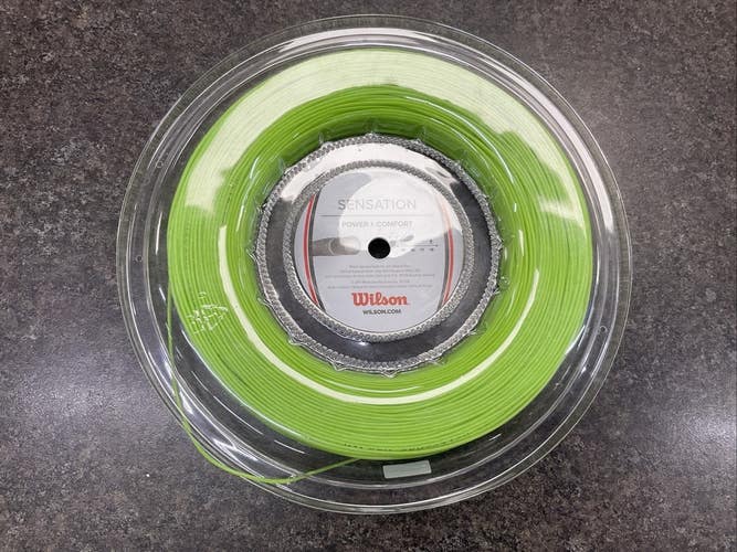 Wilson Sensation Comfort 16g 660ft/200m String Reel Green
