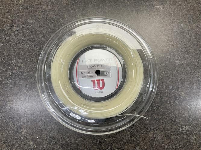 Wilson NXT Power 17g 660ft/200m String Reel Natural