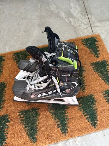 2012 Bauer Pro Hockey Goalie Skates Pro Stock 9 (Used)