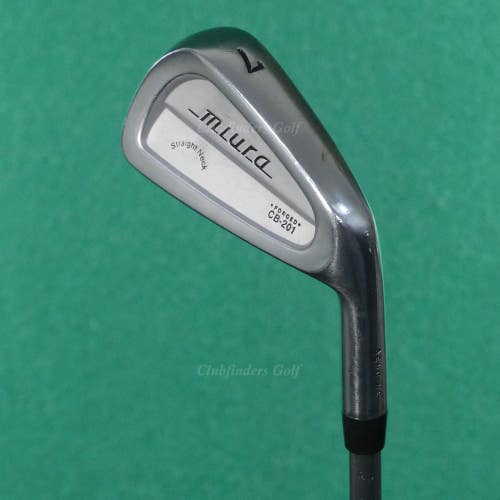 Miura CB-201 Straight Neck Forged Single 7 Iron ACCRA 90i Graphite Stiff
