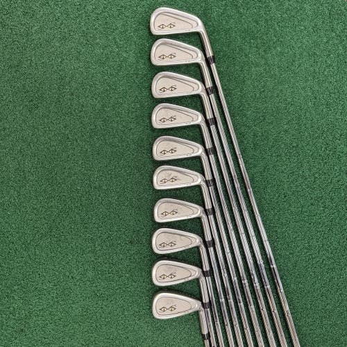 Snake Eyes TC-01 Iron Set 2-PW Men's Right Hand Stiff Flex Steel Shafts CLEAN!