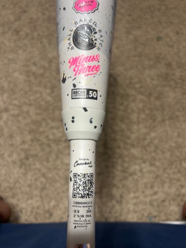 2026 Combat Spec A1 Hybrid BBCOR Certified Bat (-3) 30 oz 33" (New)