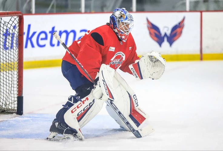 WASHINGTON CAPITALS 34" CCM EFlex 7 Regular Goalie Full Set (Used)