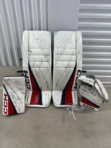Washington Capitals 34" CCM EFlex 7 Regular Goalie Full Set Pro Stock