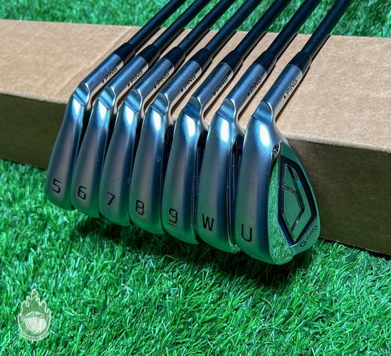 Used RH Ping Black Dot G440 Irons 5-PW/UW AWT Regular Flex Graphite Golf Set
