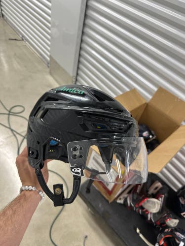 AHL Large Bauer Re-Akt 150 Helmet Pro Stock (Used)