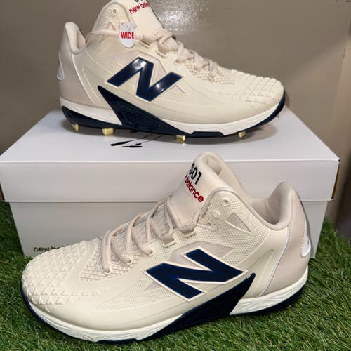 New Balance Fuelcell Ohtani 1 Beige Blue MSHOAC1 Baseball Cleats Men's 9.5 Wide