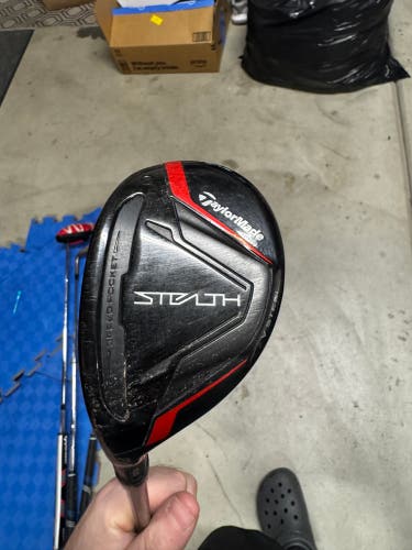 Men's TaylorMade Stealth Left Hand Hybrid Stiff Flex 3H Steel Shaft (Used)