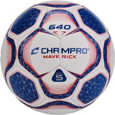 New Maverick Soccer Ball Red White Blue- Size 5 11859-chp752044018540