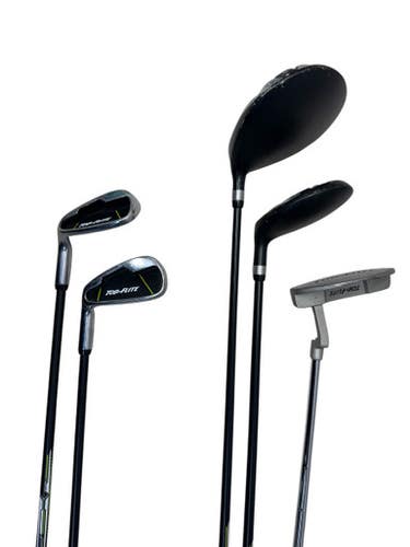 Used Top Flite Jr Lh Golf Set Jr Package Set Lh Grey And Lime 6 Piece 11835-s000208622