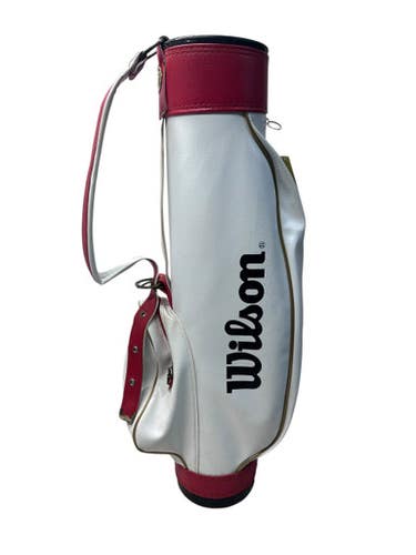 Used Wilson Vintage Teen Stand Bag White 11835-s000208649
